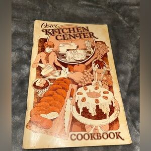 Oster Regency Kitchen Center Vintage Instruction Guide Cookbook 1977
